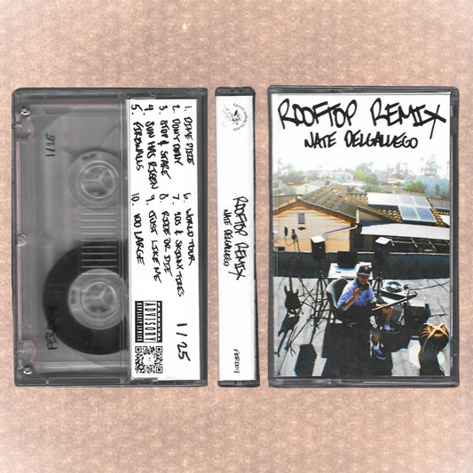 Nate Delgallego "ROOFTOP REMIX" Cassette Tape