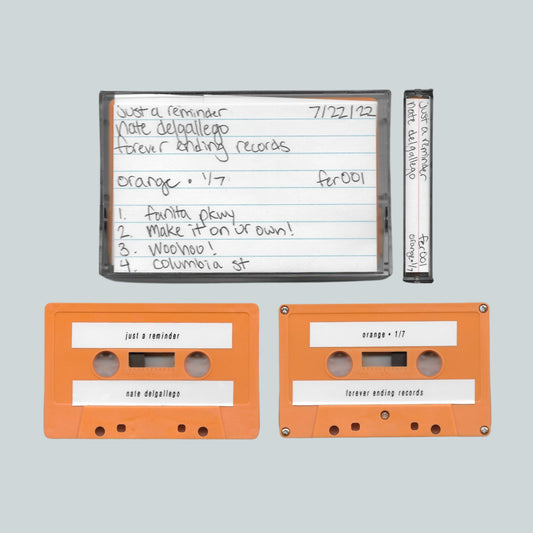 Nate Delgallego "just a reminder" Cassette Tape